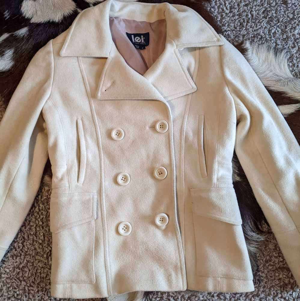 Wool Blend Pea Coat